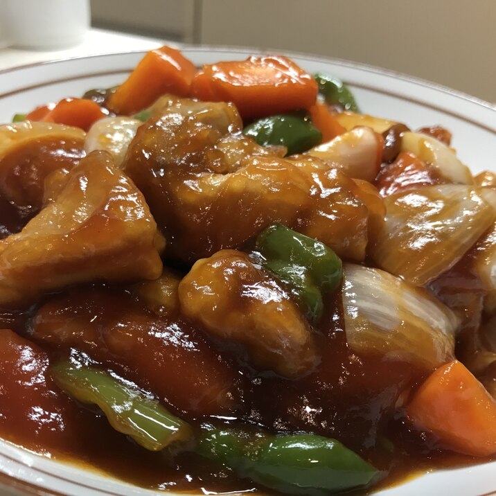 管理栄養士＊揚げない！ご飯が進む酢鶏